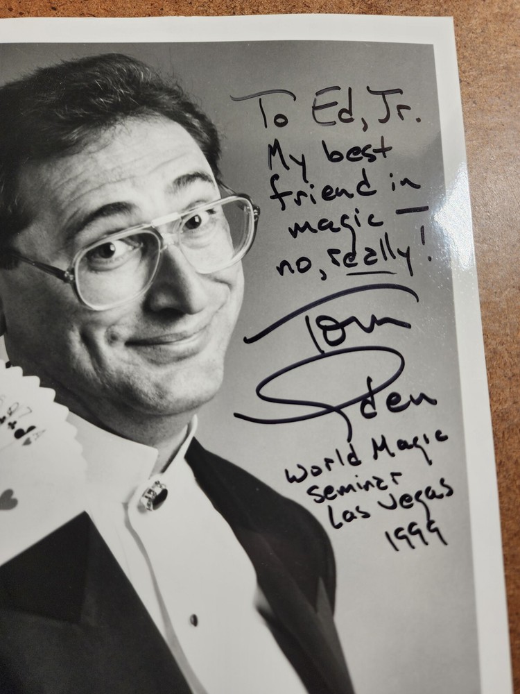 Magician Photo Tom Ogden SIGNED / Autographed - Magic