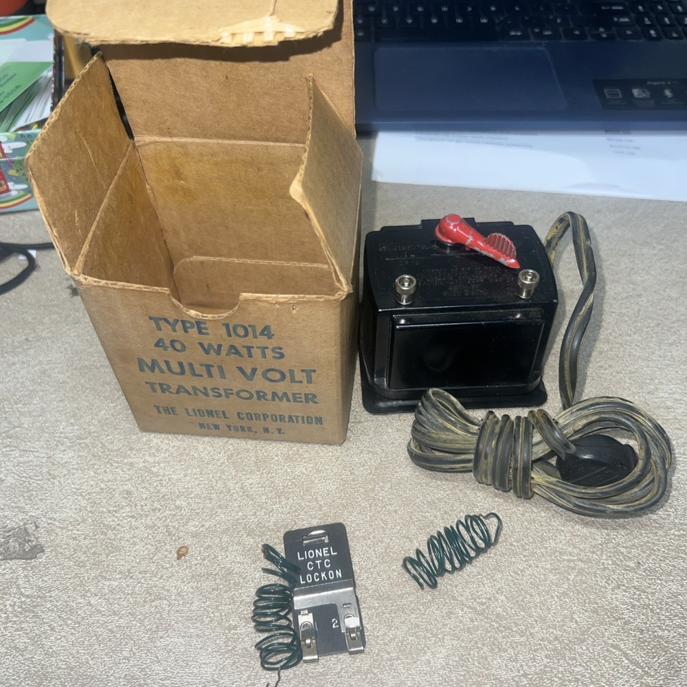 LIONEL 1014 Multi Volt Transformer 40 Watt with Original Box