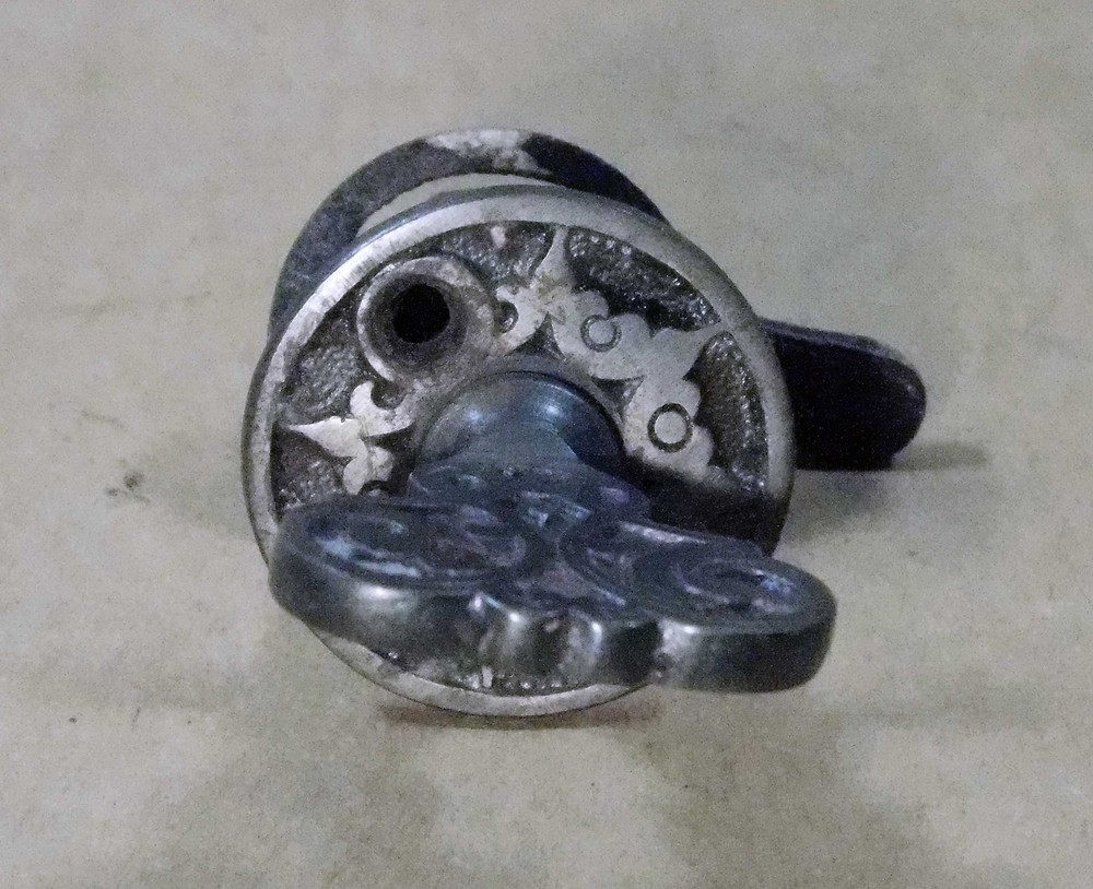 Unusual original Victorian thumb turn latch