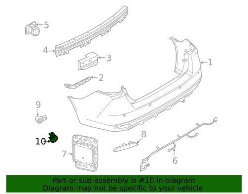 Genuine Nissan Reverse Sensor Retainer Plate 28533-4CL2A