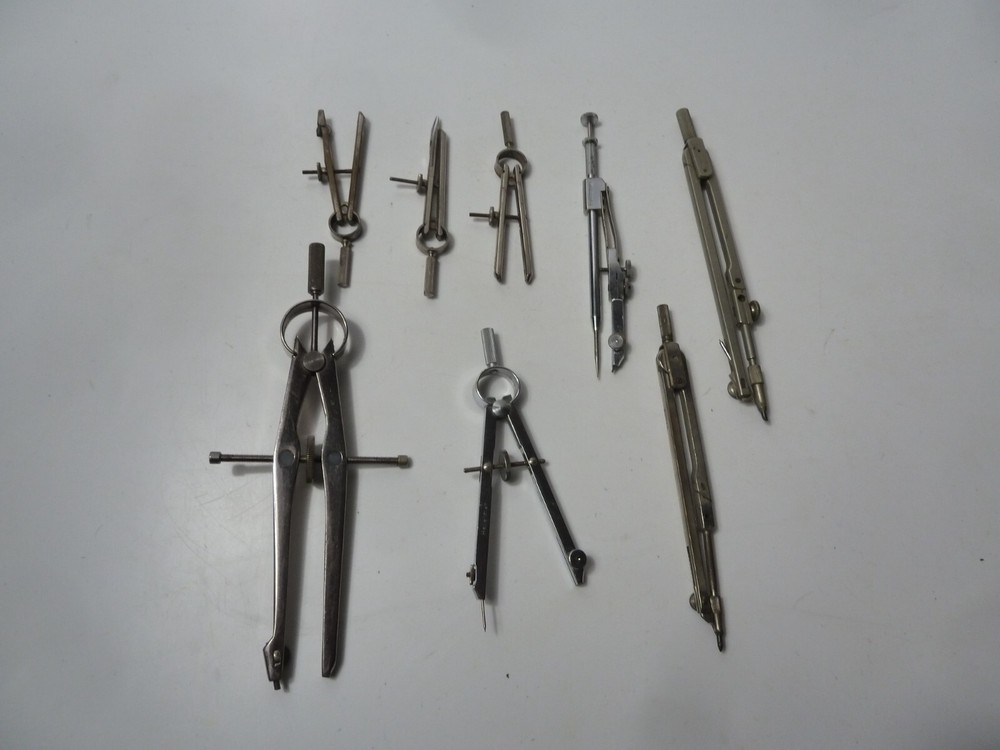 Vintage Technical Drawing Draughtsman tools see all photos ,