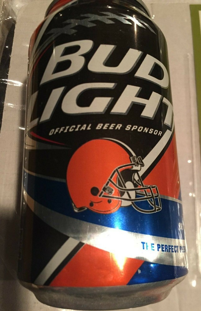 NFL 2015 CLEVELAND BROWNS BUD LIGHT EMPTY CAN 2015