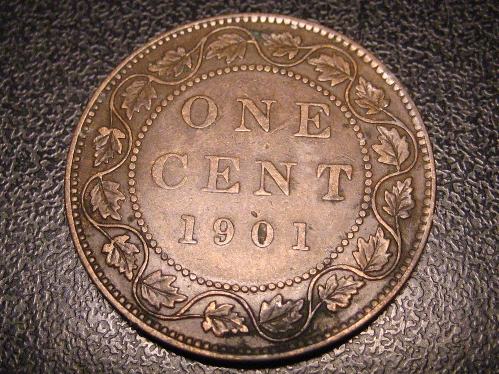 1901 Canadian Large Cent #4