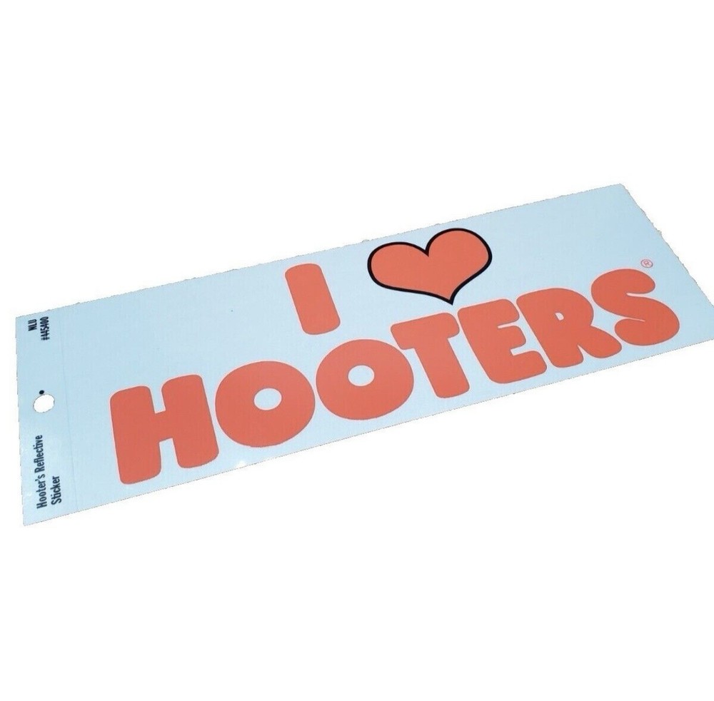 “I Heart Hooters” Bumper Sticker - High Quality