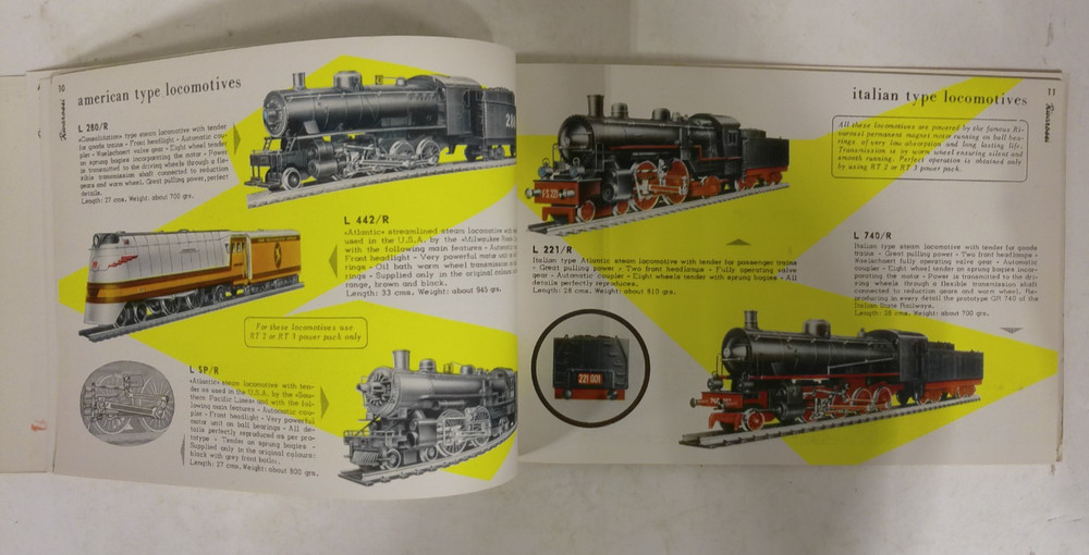 Rivarossi HO Scale 1957 General Catalog