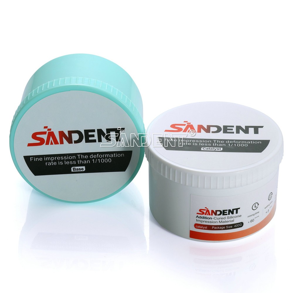 4 x Dental Soft Putty Regular Set Impression Material (400g Base + Catalyst)