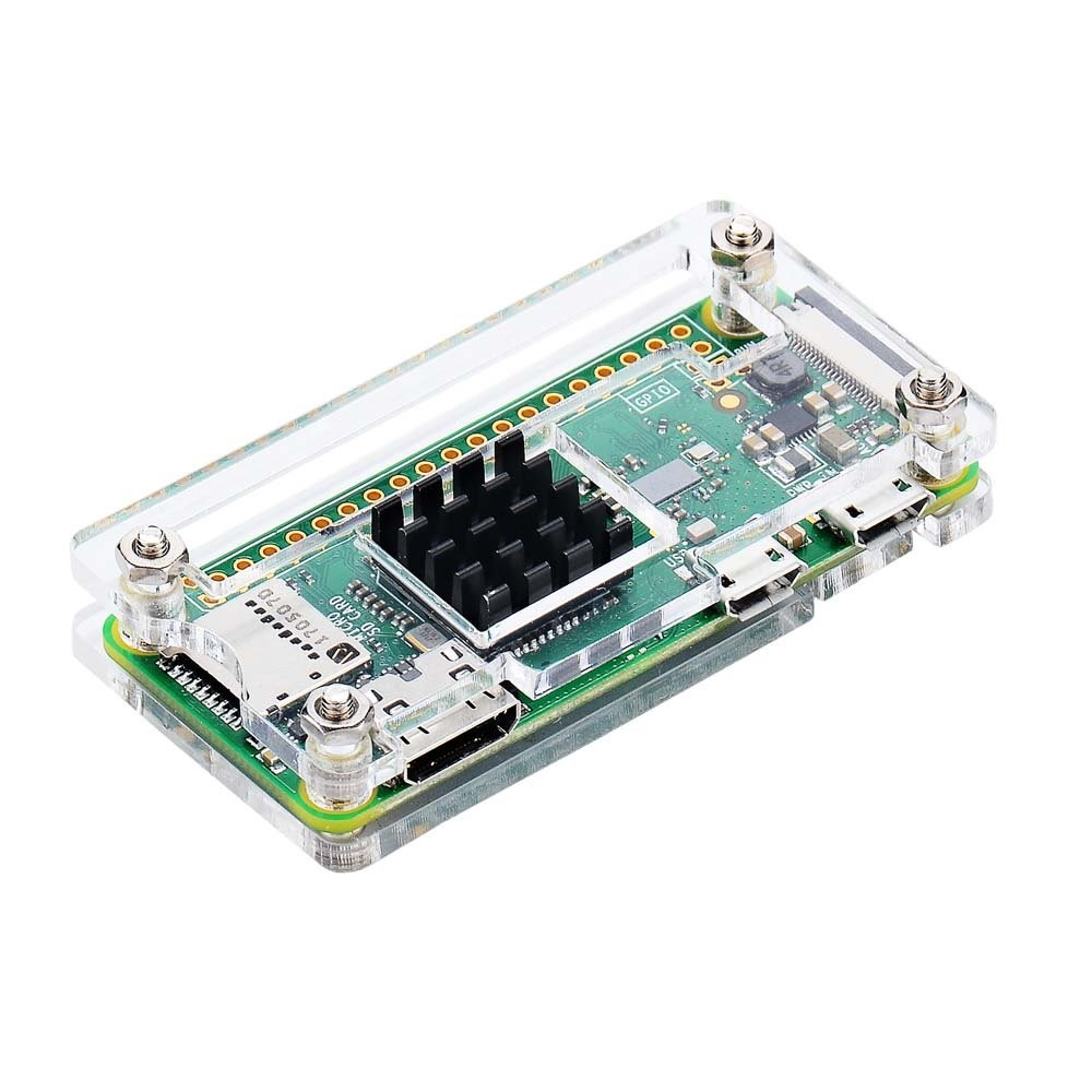 iUniker Raspberry Pi Zero Case, Case for 2 w, with Clear
