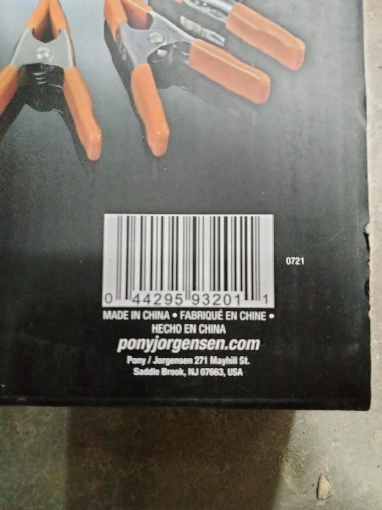 Pony Premium Spring Clamp Bundle - Heavy Duty - 8x 1" & 2x 2" - #93201