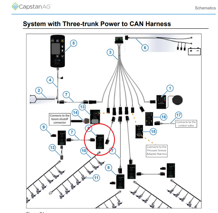 Capstan AG EVO Smart Driver Controller Assembly Module Used - 150100-010