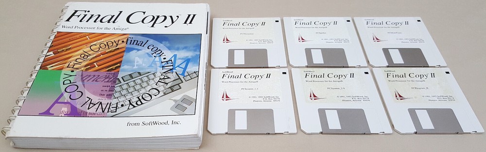 Final Copy II Release 2 ©1992 SoftWood Word Processor for Commodore Amiga #9