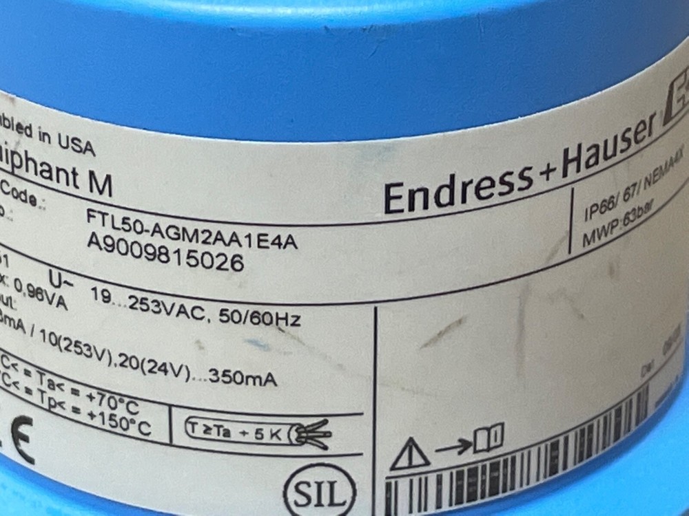 Endress-Hauser FTL50-AGM2AA1E4A Level Sensor
