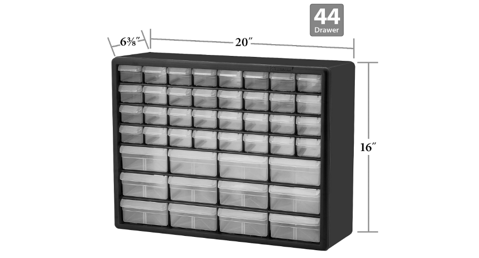 Hardware Craft Cabinet Tools Storage Car Shop Drawer Stack Wall Mount 44 Drawer