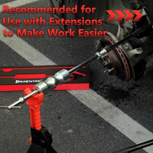 Inner CV Axle Removal Tool with Nut, Front Wheel Drive CV Joint Puller 63mm
