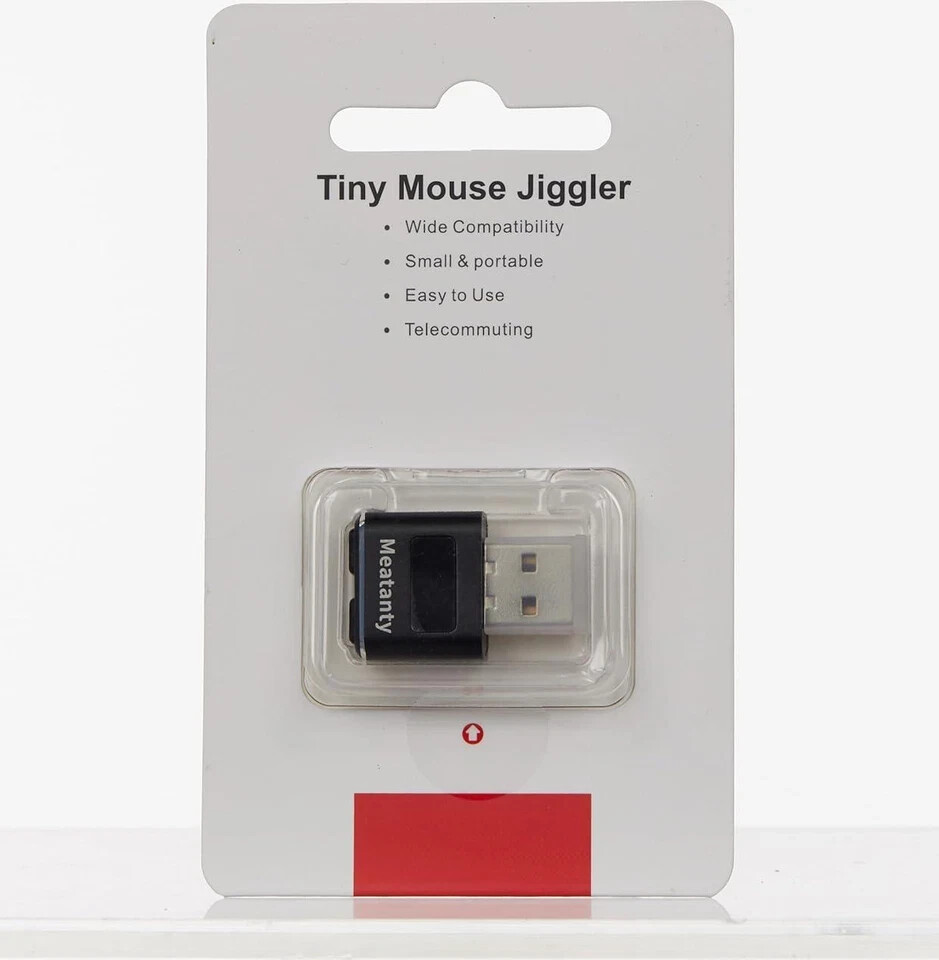 Meatanty Metal Tiny Mouse Jiggler, USB Mouse Mover Undetectable, Automatic With