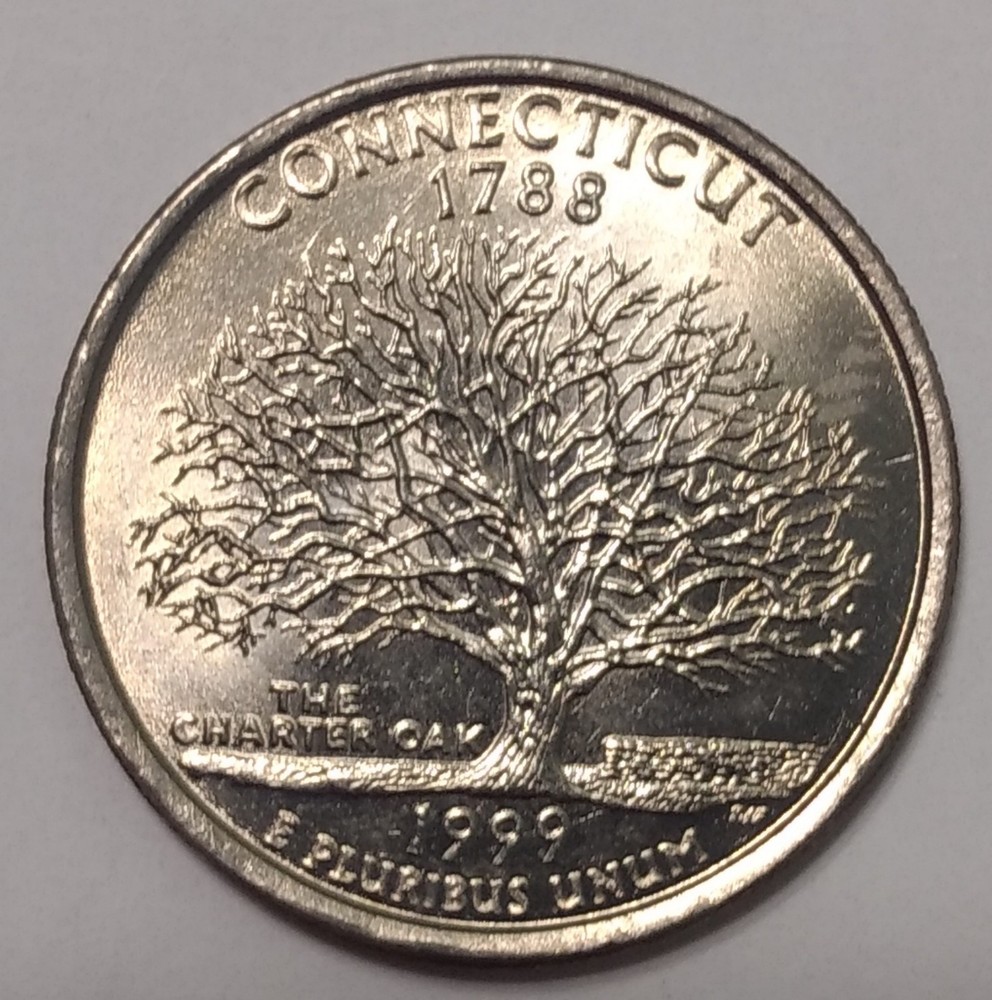 1999-P Gem Mint State Connecticut Quarter