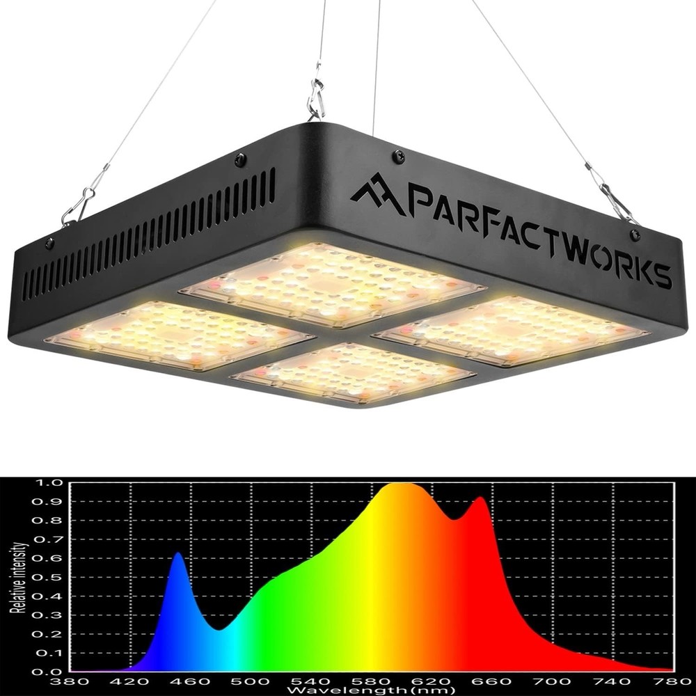 Parfactworks large Full Spectrum LED Grow Light - lightly used