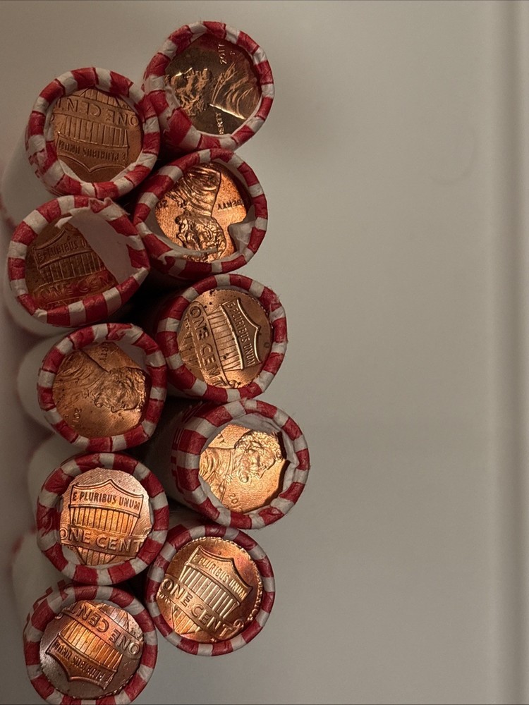 2017 P Uncirculated Lincoln Shield Cent Penny 10 Original Fed Wrapped Rolls