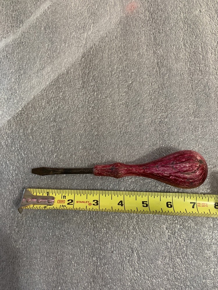 Vintage Screwdriver, approx. 7" unknown brand, handmade?