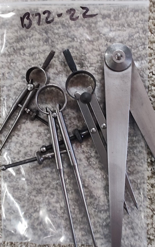 VINTAGE CALIPERS AND DIVIDERS