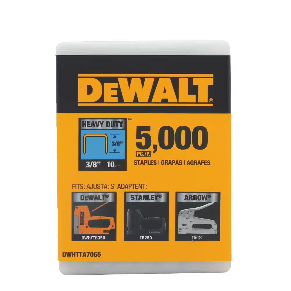 3/8 in. Heavy Duty Staples | 5000 per Box