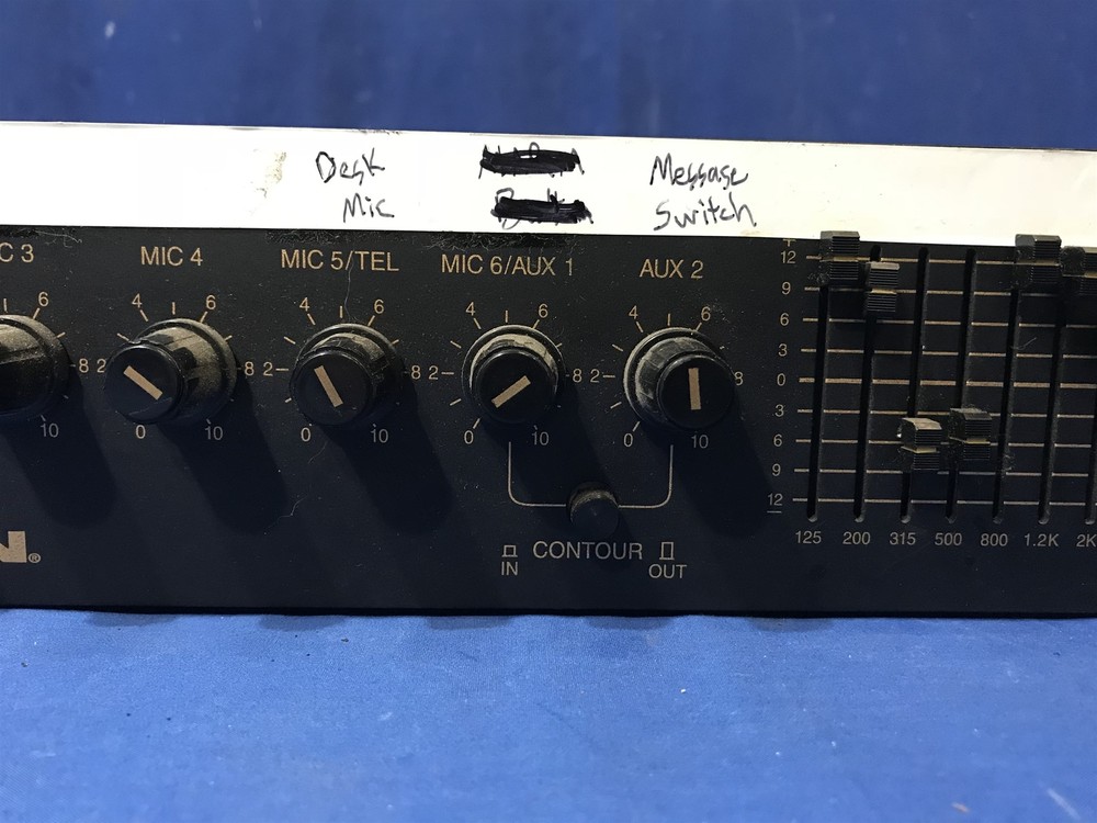 BOGEN COMMUNICATIONS GS250 INTERCOM Equalizer PA Amplifier FOR PARTS