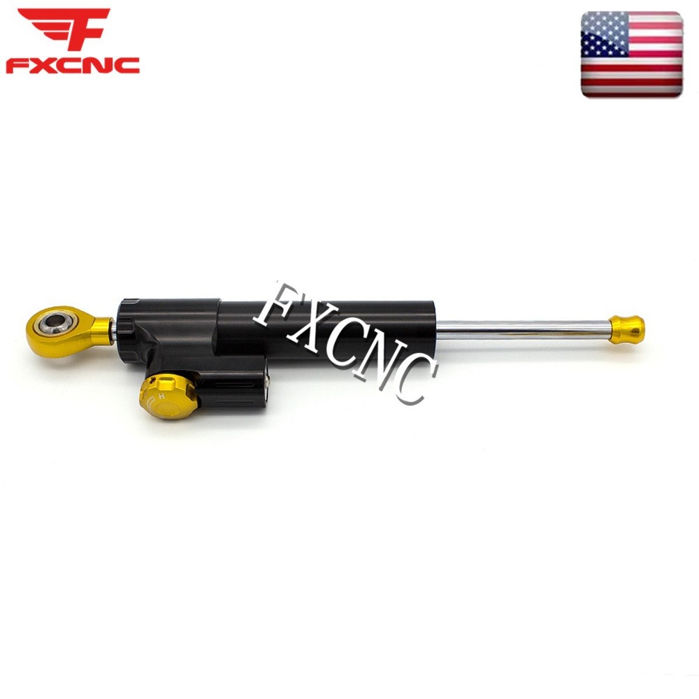 Steering Damper & Mounting Bracket Kit Support Set For Honda CBR954RR 2002-2003