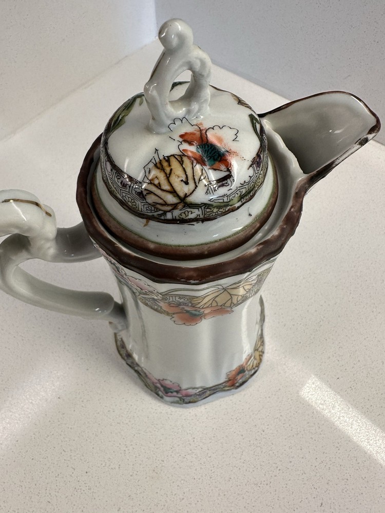 antique Nippon Pot Hand painted