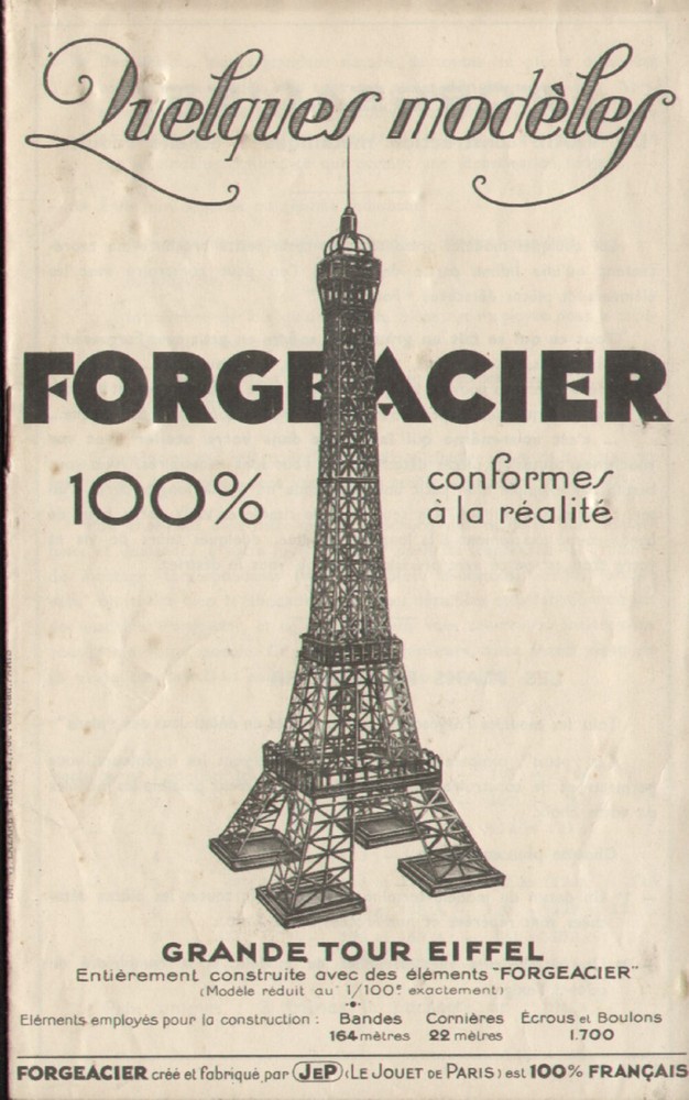catalog some models FORGEACIER JEP 1940?                  F aa