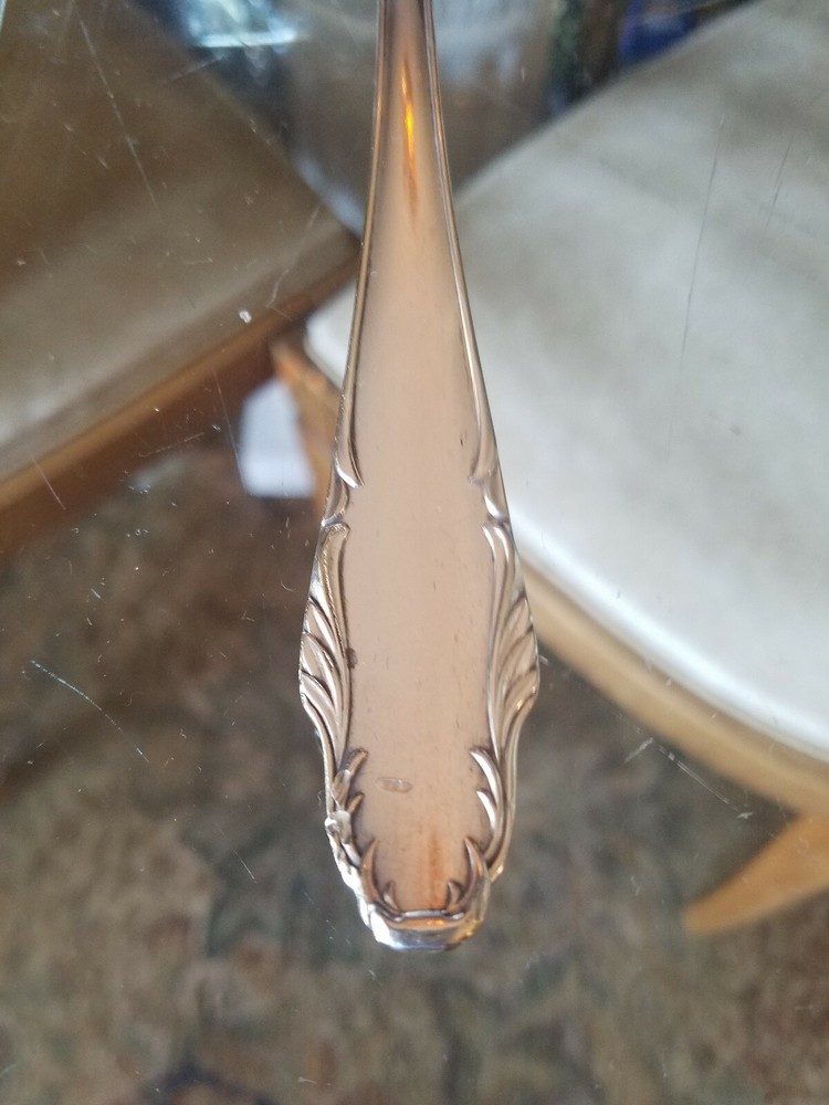 BMF 40 Glossy Silverplate Dinner Fork and Ladle