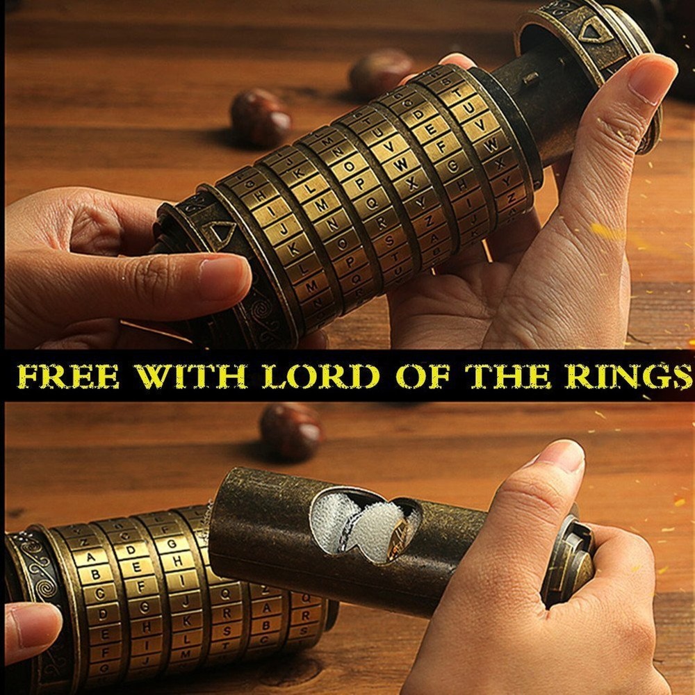 Da Vinci Code Mini Cryptex Valentine's Day Interesting Creative Romantic Birt...