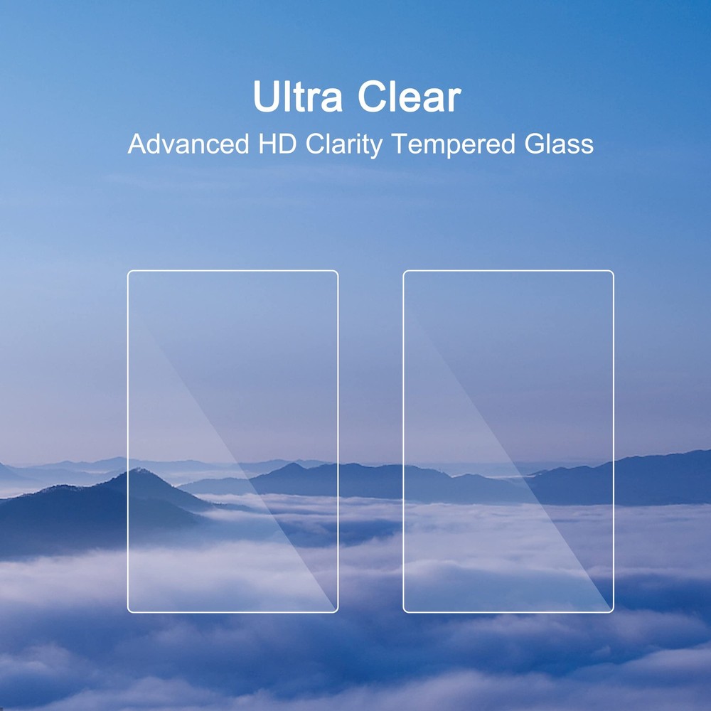 Nintendo Switch OLED 2021 Screen Protector 2 Pack 7 Inch Cristal Templado