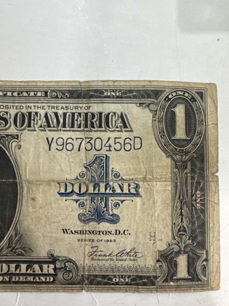 1923 $1 Silver Certificate Large Size “Horse Blanket” Note