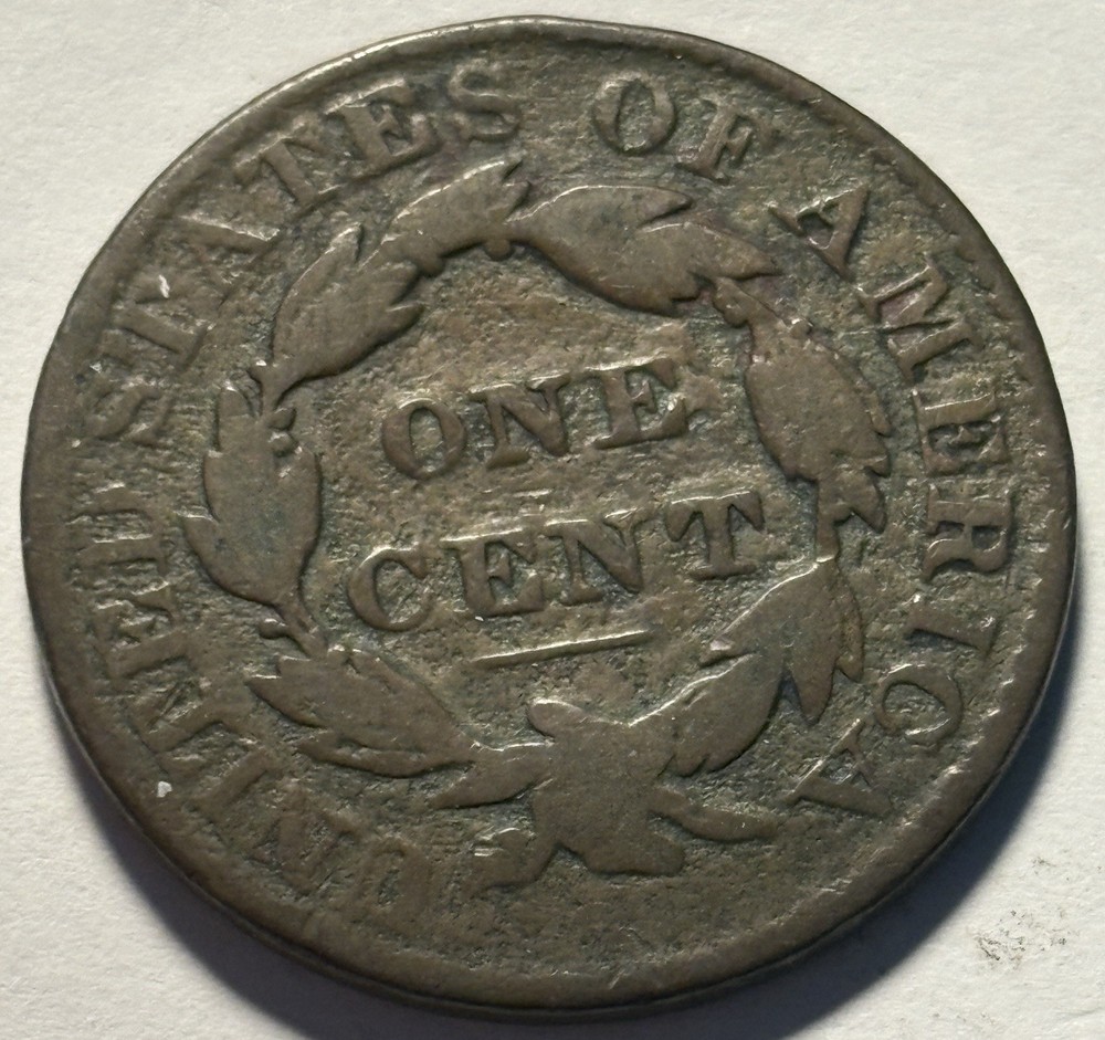 1831 Coronet Head Large Cent — Circulated