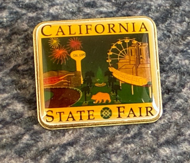 Vintage California State Fair Pin Back Button