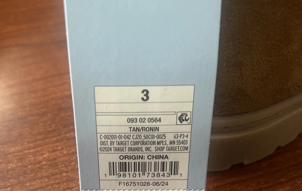Cat& Jack Tan/ronin Boots Size 5