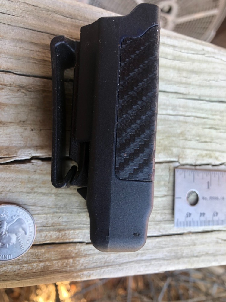 BLACKHAWK! Single Stack Magazine Case Belt Carrier #410500PBK - Matte Black