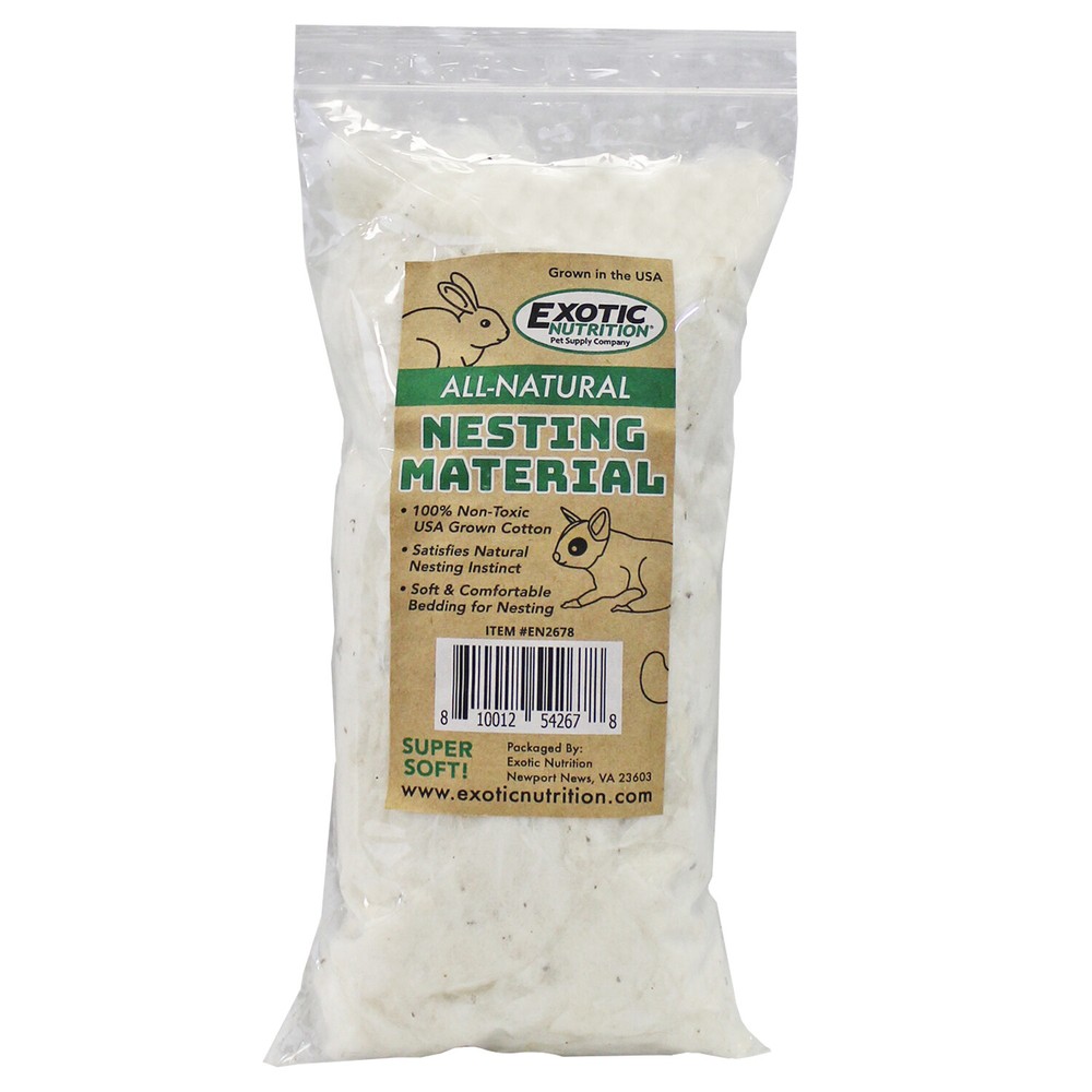 All-Natural Nesting Material 4 oz. - Sugar Glider, Squirrel, Rabbit, Hamster