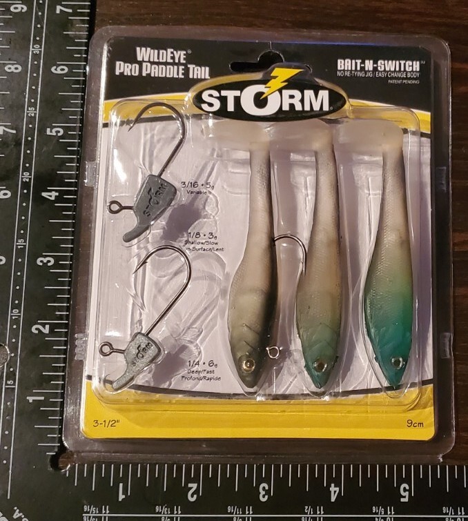 STORM Wildeye Pro Paddle Trail 3 pcs per pack Brit-N-Switch