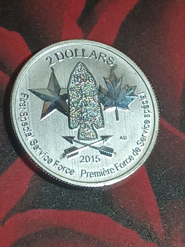 🇺🇲2015 1/2 OZ $2 .9999 FINE SILVER FIRST SPECIAL SERVICE U.S.A. CANADA🇨🇦