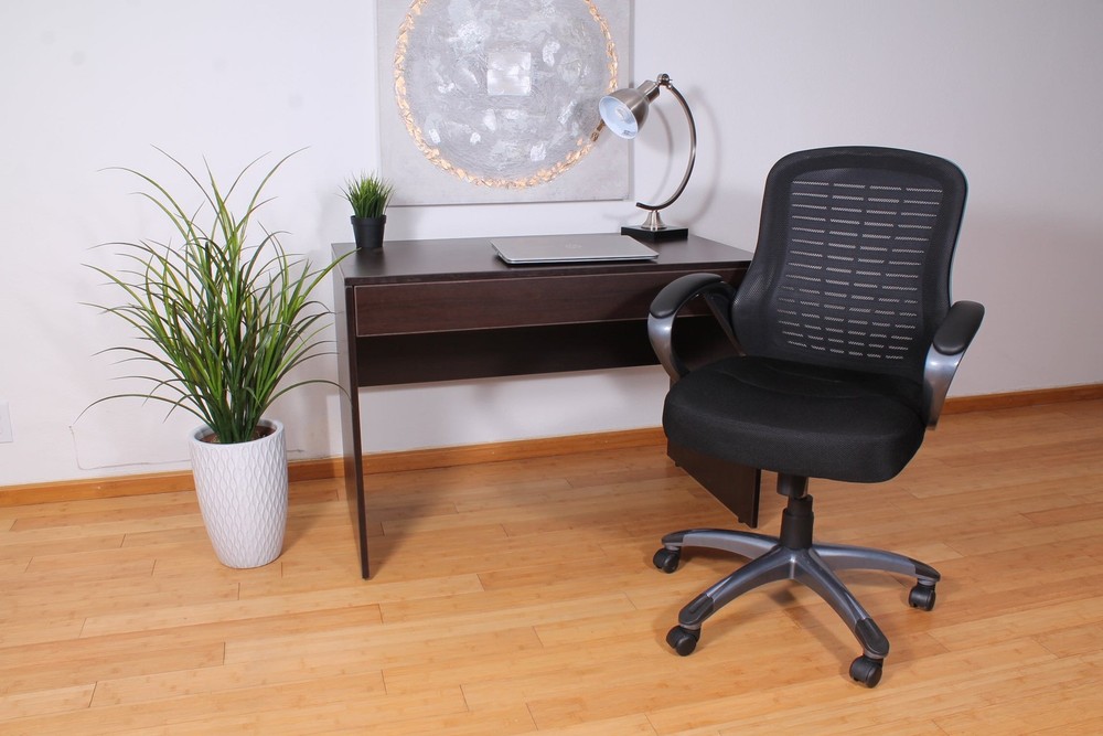 Boss Ribbed High Back Mesh Chair MODEL # B6756-BK