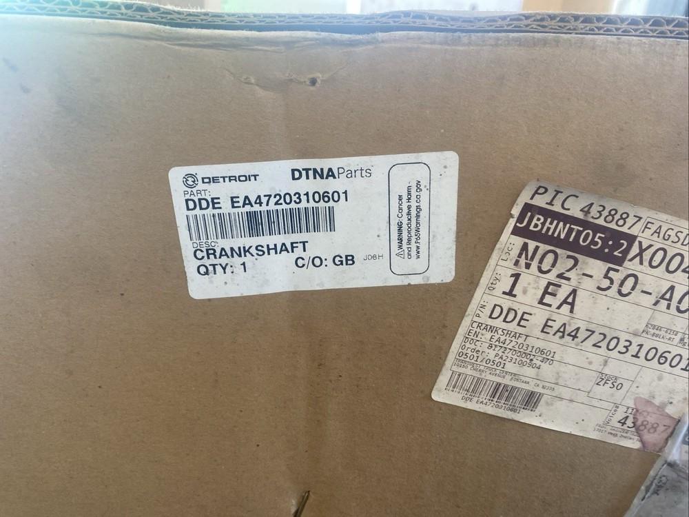 dd15 crankshaft EA4720310601