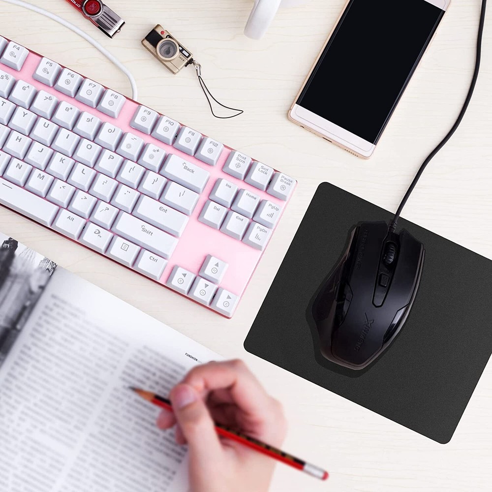2-Pack Non-Slip Mouse Pad Stitched Edge PC Laptop For Computer PC Gaming Rubber