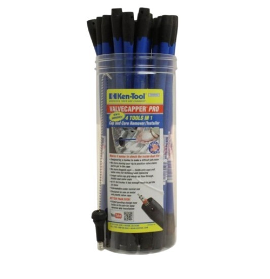 25 PACK KEN TOOL S2 29999 VALVE CAPPER PRO 29999 VALVE CAP AND CORE TOOL