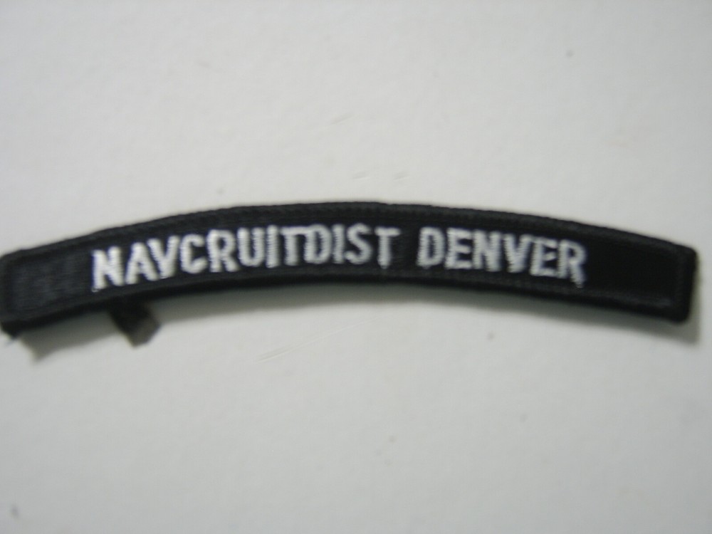 NAVCRUITDIST DENVER -  NAVY UIM SHOULDER TAB