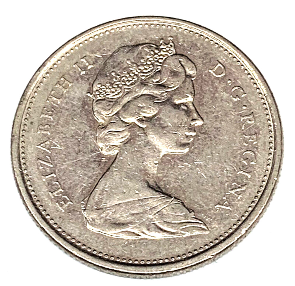 # C5690 CANADA COIN, QUARTER 1974