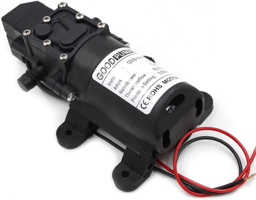 12V Water Pump 130PSI Self Priming Diaphragm High Pressure Automatic Switch