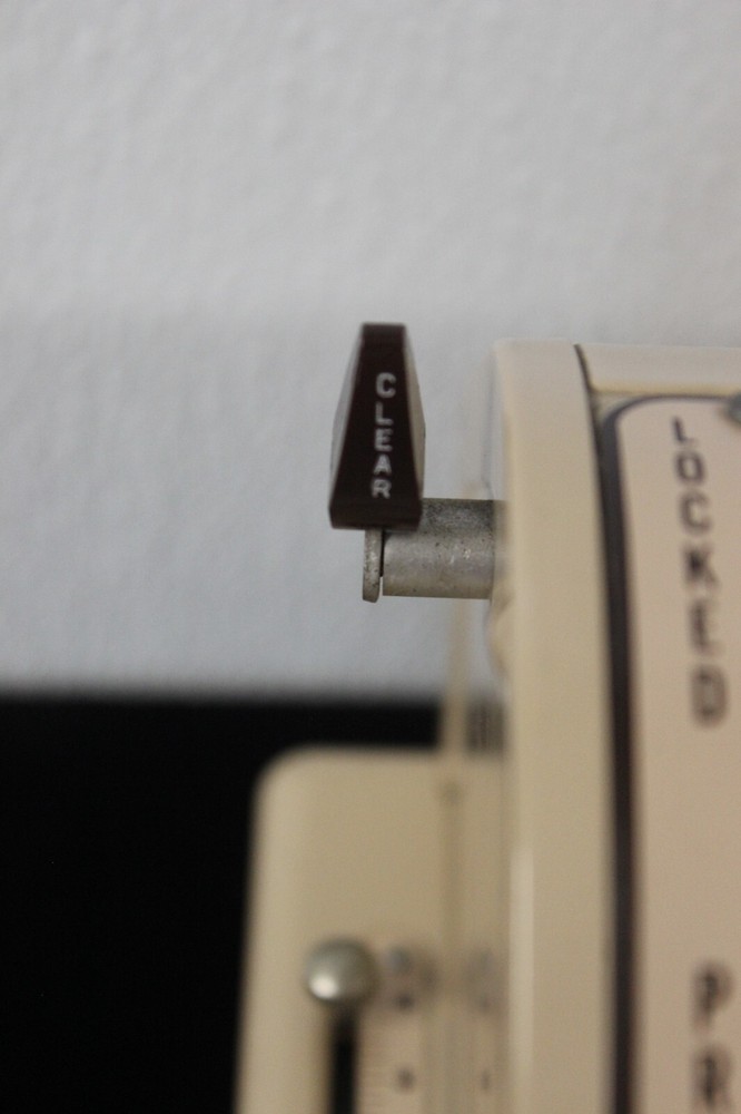 Vintage Paymaster X-550 Check Writer w/ Key