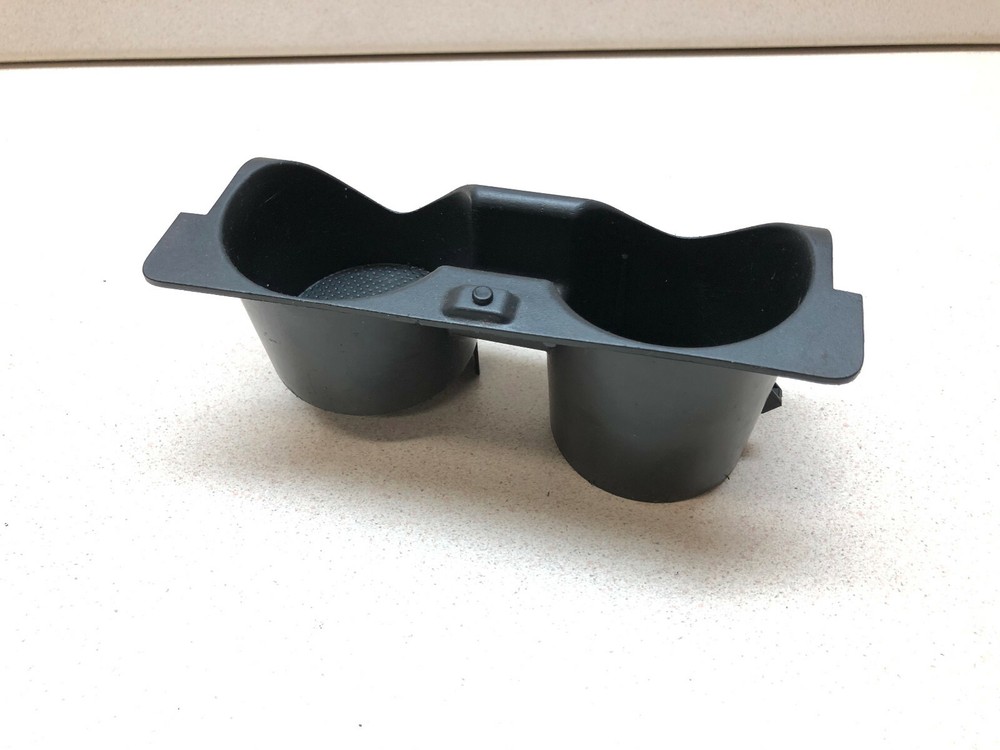 07 08 NISSAN MAXIMA CONSOLE DUAL CUP HOLDER OEM BLACK INSERT