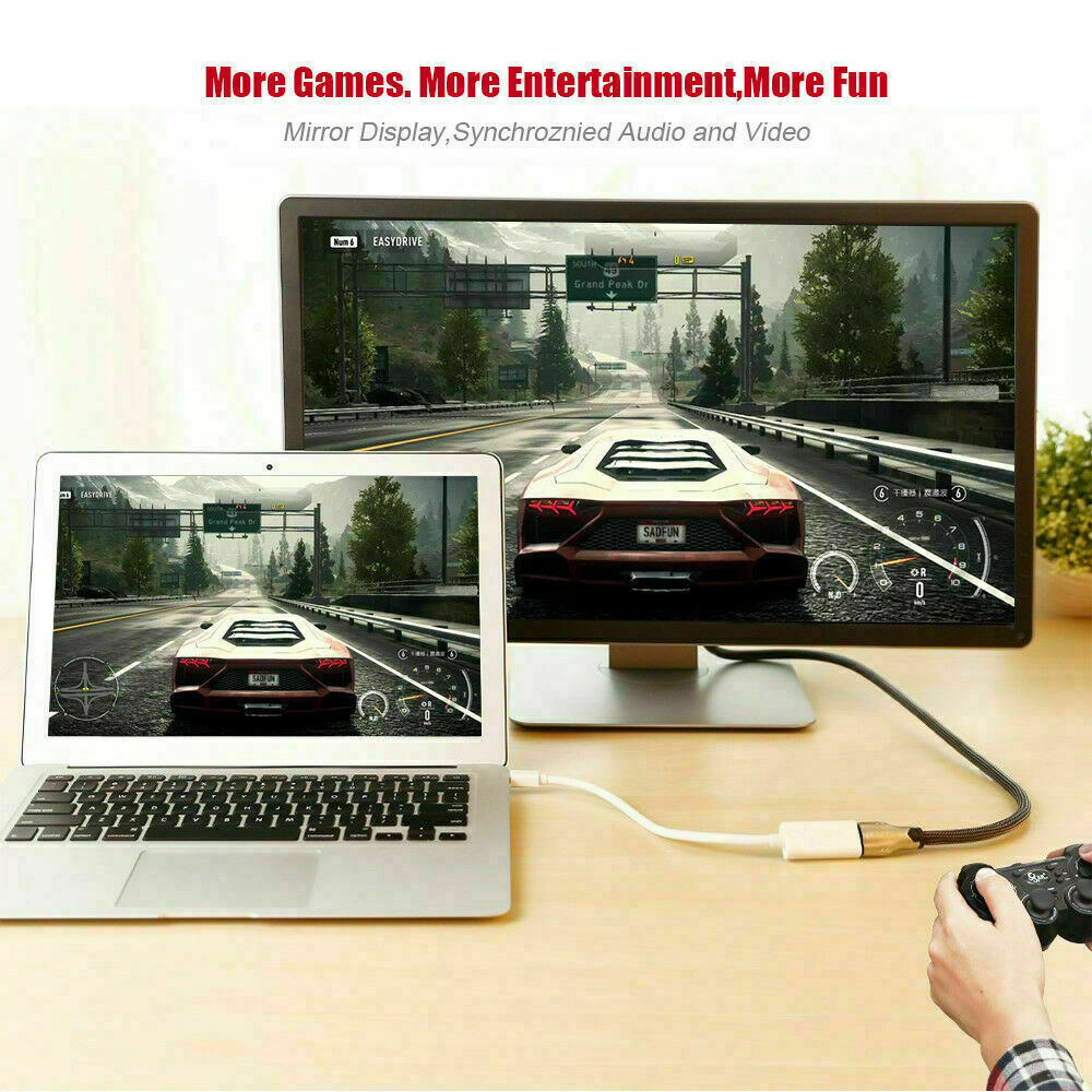 Mini Display Port DP Thunderbolt to HDMI Adapter Cable For Macbook Pro Air Mac