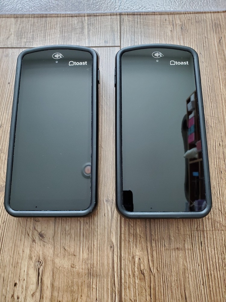 Two(2) Toast Flex POS Go 2 Handheld Tablet Mobile Computer Device - TG200